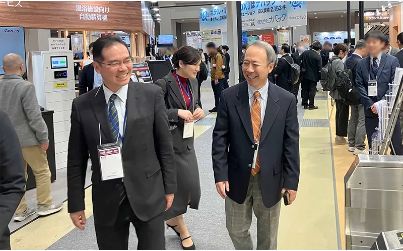 展示したタップの製品