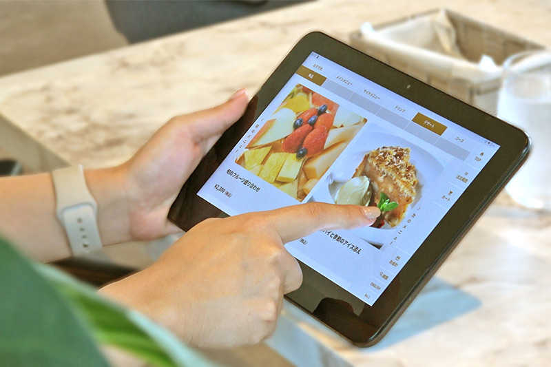 利用イメージ タブレット