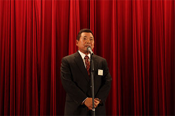 (株)タップ 代表取締役会長 林 悦男 歓迎の挨拶