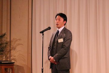 営業本部 取締役本部長 杉原による、中締めの挨拶